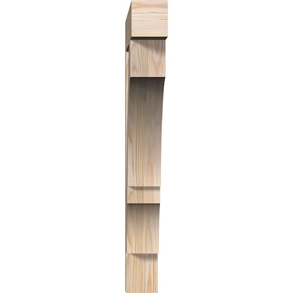 Balboa Block Smooth Bracket, Douglas Fir, 3 1/2W X 26D X 30H